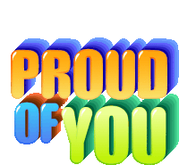 Proud Of You So Proud Sticker - Proud Of You So Proud Well Done Stickers