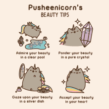 pusheen beauty tips