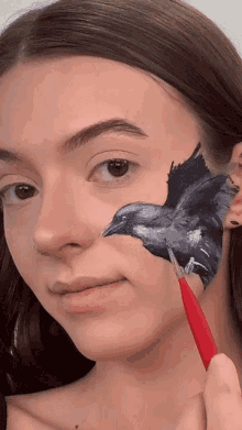 Face Painting Piperartistry GIF - Face Painting Piperartistry Makeup Brush GIFs