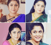 ramya krishnan serial tamil earrings saree