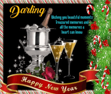 Happy New Year Darling GIF - Happy New Year Darling Love GIFs