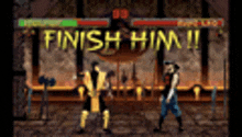 Mortal Kombat Finish Him GIF