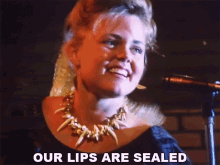 Our Lips Are Sealed The Go Gos GIF - Our Lips Are Sealed The Go Gos Lips Are Shut GIFs