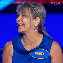 Laughing Mary GIF - Laughing Mary Family Feud Canada GIFs