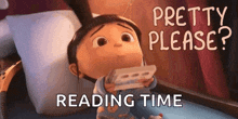 despicable me agnes pretty please bed time story