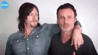 Andrew Lincoln Norman Reedus GIF - Andrew Lincoln Norman Reedus Brother -  Discover & Share GIFs