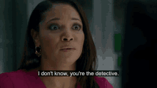 I Dont Know Youre The Detective GIF - I Dont Know Youre The Detective Detective GIFs
