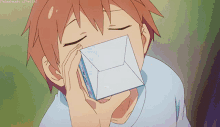 Anime Milk Spit GIF - Anime Milk Spit Anime GIFs