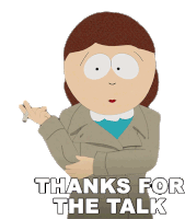 Thanks For The Talk Liane Cartman Sticker