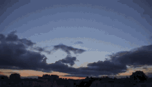 sky time lapse clouds night