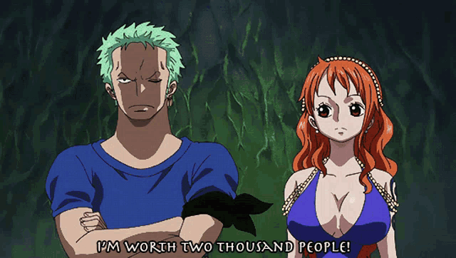 💚🧡💛  One peice anime, Zoro one piece, One piece nami