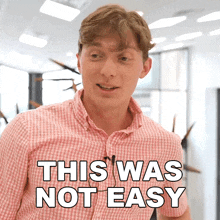 This Was Not Easy Brandon William GIF - This Was Not Easy Brandon William This Was Tough GIFs