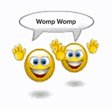 Womp Womp Yellow Emoji GIF