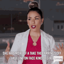 She Was More Of A Take The Earrings Off GIF - She Was More Of A Take The Earrings Off Vaseline On Face Kind Of Girl GIFs