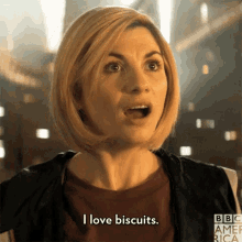 Doctor Who Jodie Whittaker GIF - Doctor Who Jodie Whittaker Biscuit Lover GIFs