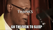 Samuel Jackson Sleep GIF - Samuel Jackson Sleep Go To Sleep GIFs