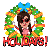 Holidays Vickie Sticker - Holidays Vickie Bahonon Stickers