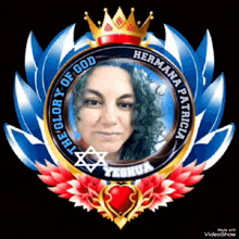 a picture of a woman with the words hermana patricia yeshua