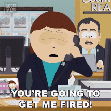 Youre Going To Get Me Fired Liane Cartman GIF - Youre Going To Get Me Fired Liane Cartman South Park GIFs