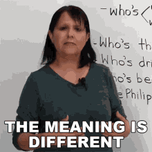The Meaning Is Different Rebecca GIF - The Meaning Is Different Rebecca Engvid GIFs
