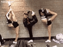 Stretching Cheerleaders GIF - Stretching Cheerleaders Let Go GIFs