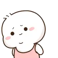 a cartoon character with a big smile on his face covering his mouth with his hands .