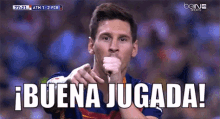 Messi Señalando A La Cámara GIF - Buena Jugada Juego Bonito Messi GIFs