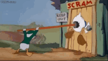 Donald Duck Push GIF - Donald Duck Push GIFs