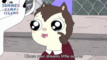 Chase Your Dreams Little Acorns Hedgehog GIF
