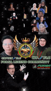 a forsa legend community poster with many people