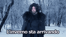 Linverno Sta Arrivando Got Trono Di Spade Games Of Thrones Jonsnow GIF - Winter Is Coming Got Games Of Thrones GIFs