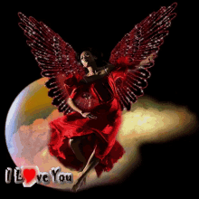 I Love You Red Angel GIF - I Love You Red Angel GIFs