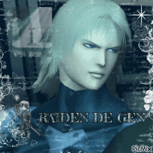 a picture of a man with the name raden de glen on the bottom