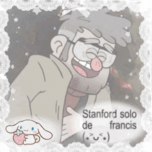 stanford solo de francis is a cartoon character from gravity falls