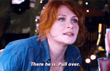 Jurassic World Claire Dearing GIF - Jurassic World Claire Dearing There He Is Pull Over GIFs