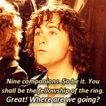 pippin where are we going lotr billy boyd hobbit