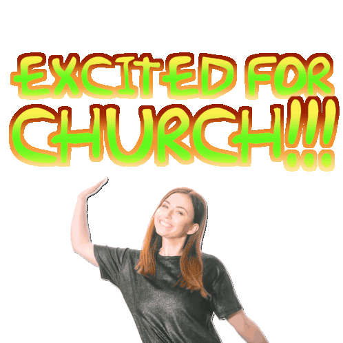 Diana Excited Sticker - Diana Excited Church Stickers