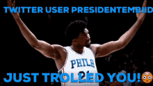 President Embiid GIF - President Embiid GIFs