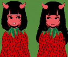 Strawberry Girl GIF - Strawberry Girl Talk GIFs