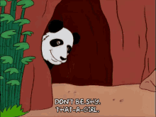 Dont Be Shy All Good GIF - Dont Be Shy All Good Panda GIFs