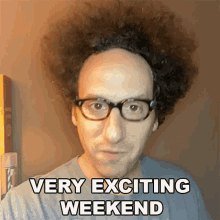 Very Exciting Weekend Josh Sussman GIF - Very Exciting Weekend Josh Sussman Cameo GIFs