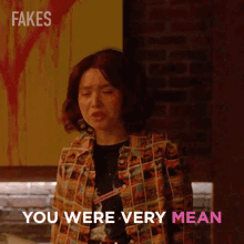 You Were Very Mean Zoe GIF - You Were Very Mean Zoe Fakes GIFs