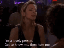 Kim Cattrall Im A Lovely Person GIF