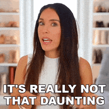 It'S Really Not That Daunting Shea Whitney GIF - It'S Really Not That Daunting Shea Whitney It'S Not Too Bad GIFs