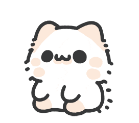 Cute Cat Sticker - Cute Cat Blushing Stickers