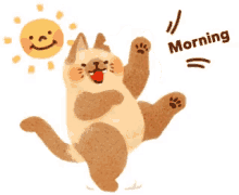 Mao Mao Cat GIF - Mao Mao Cat Morning GIFs