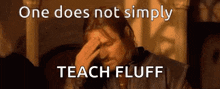 One Does Not Simply Facepalm GIF