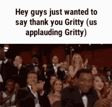 Thank You Gritty Applauding GIF - Thank You Gritty Applauding Thank You GIFs