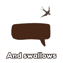 Vegan Swallow GIF