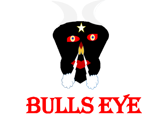 Bulls Eye Sticker - Bulls Eye Stickers